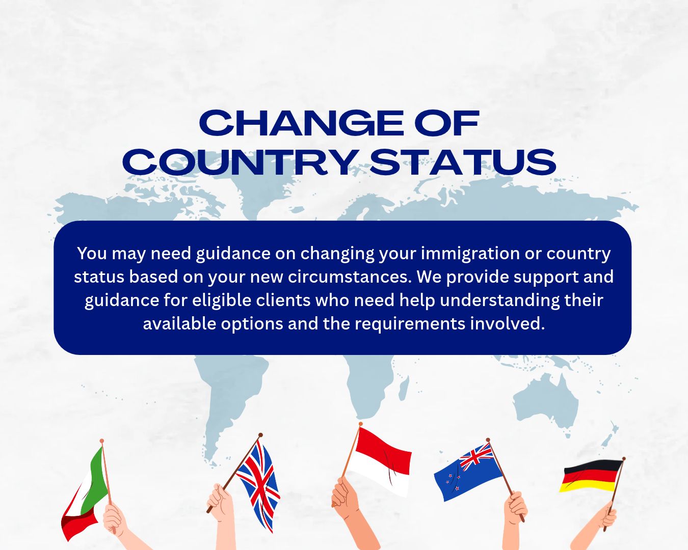 change of country