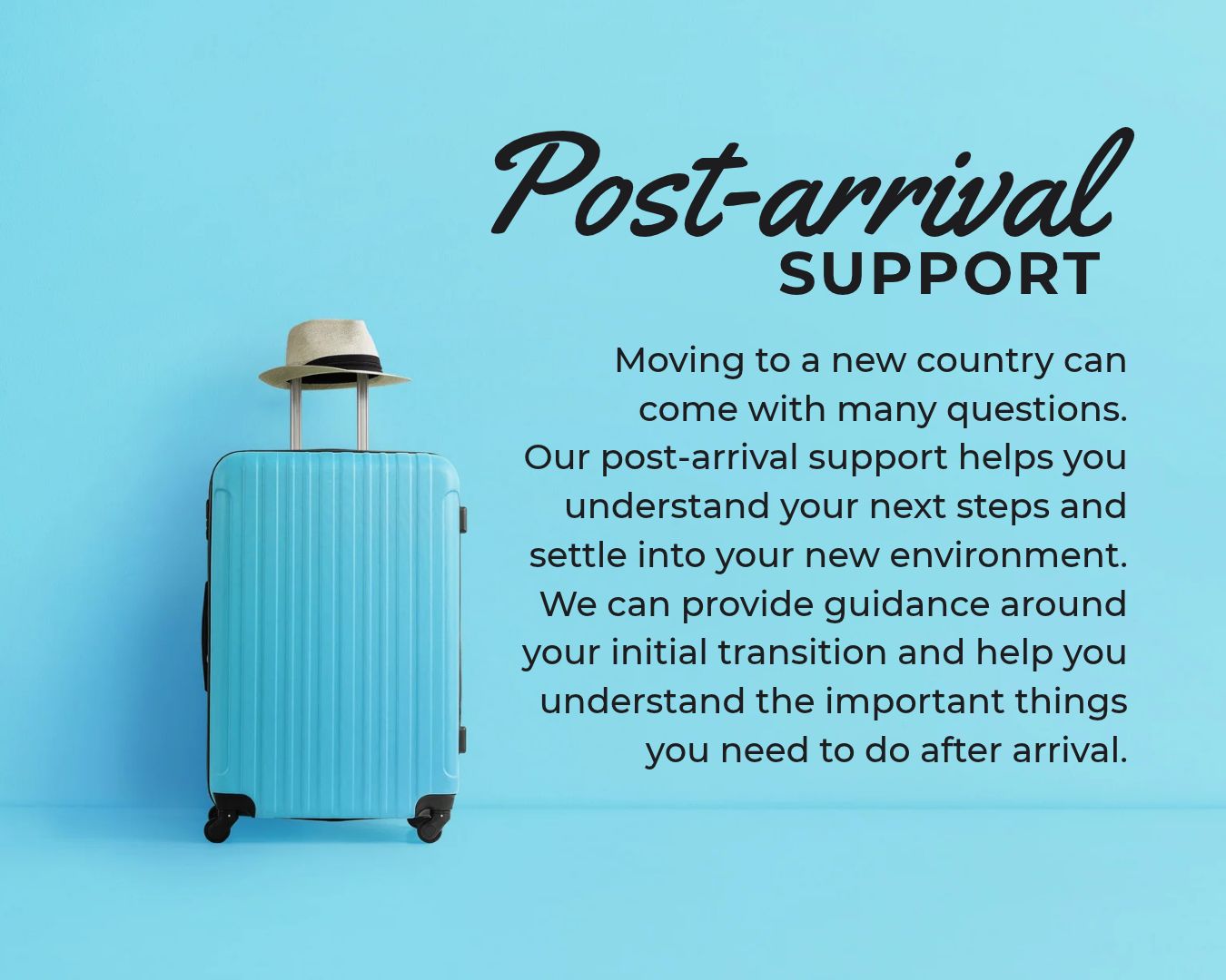 post arrival